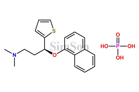 (3S)-N,N-Dimethyl-3-(1-naphthyloxy)-3-(2-thienyl)-1-propanamine phosphate