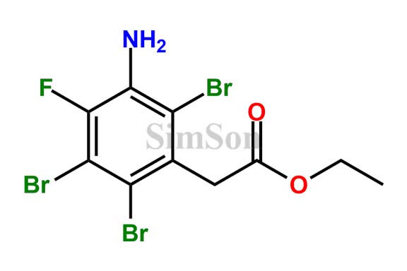 Ethyl 2-(3-amino-2,5,6-tribromo-4-fluorophenyl)acetate