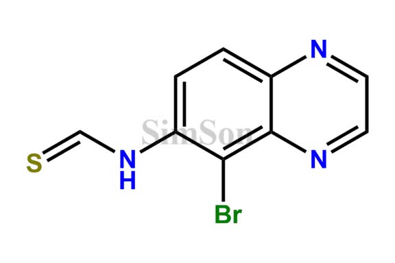 N-(5-bromoquinoxalin-6-yl) methanethioamide