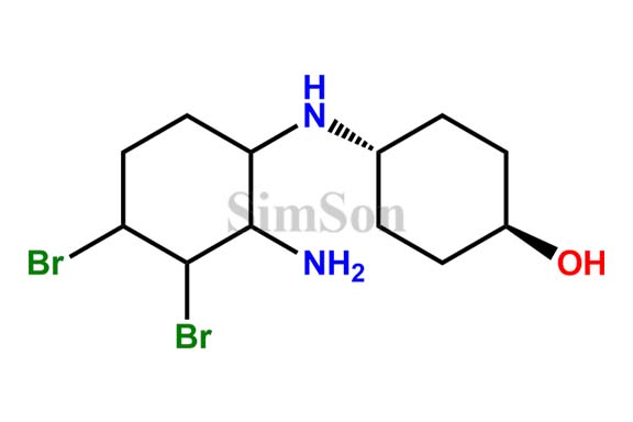 N-(2-amino-3,4-dibromocyclohexyl)-trans-4-aminocyclohexanol