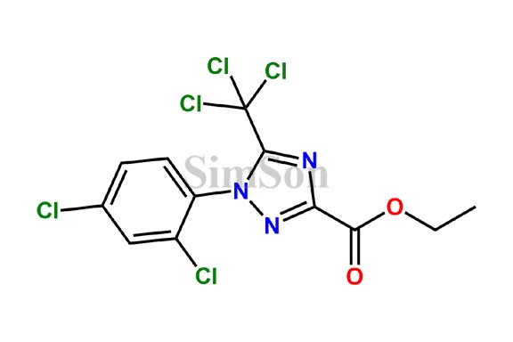 Ethyl 1-(2,4-dichlorophenyl)-5-(trichloromethyl)-1,2,4-triazole-3-carboxylate