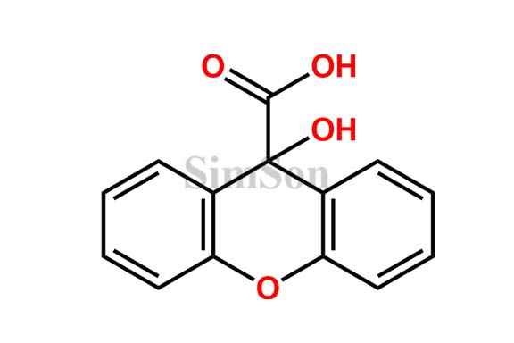 9-hydroxy-9H-xanthene-9-carboxylic acid
