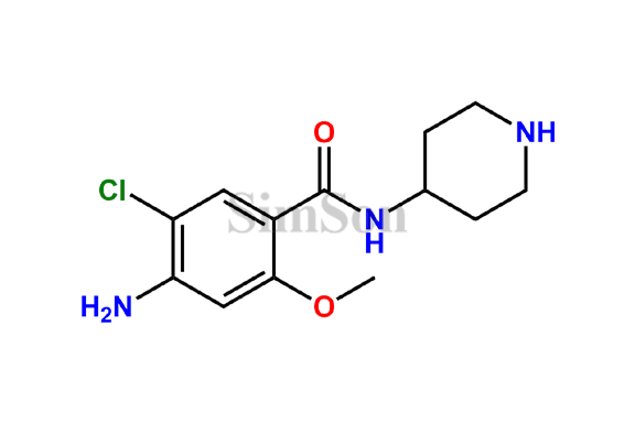4-amino-5-chloro-2-methoxy-N-(piperidin-4-yl)benzamide