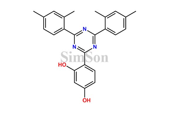 4-(4,6-bis(2,4-dimethylphenyl)-1,3,5-triazin-2-yl)benzene-1,3-diol