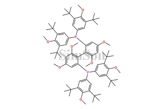 1,1`-[(1S)-4,4`,6,6`-Tetramethoxy[1,1`-biphenyl]-2,2`-diyl]bis[1,1-bis[3,5-bis(1,1-dimethylethyl)-4-methoxyphenyl]phosphine