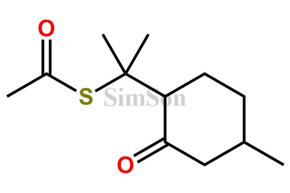 2-(1-Acetylthio-1-methylethyl)-5-methylcyclohexanone