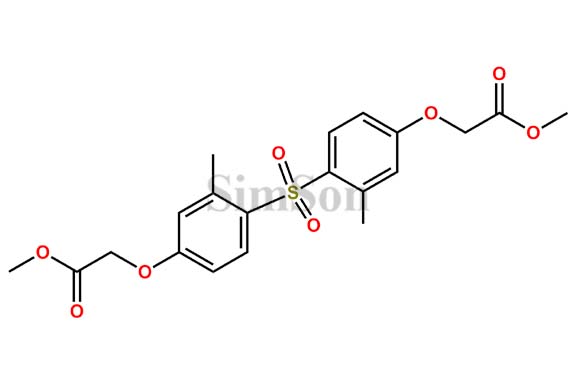 dimethyl 2,2`-((sulfonylbis(3-methyl-4,1-phenylene))bis(oxy))diacetate