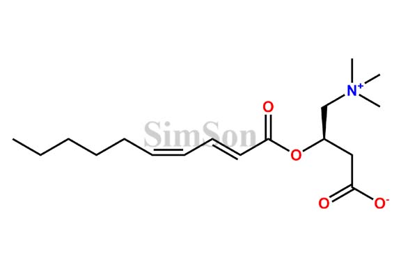 2-trans,4-cis-Decadienoylcarnitine