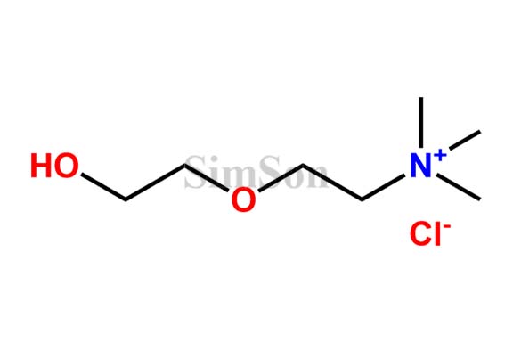 2-(2-Hydroxyethoxy)-N,N,N-trimethylethan-1-aminium Chloride