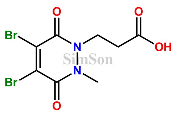 3-(4,5-dibromo-2-methyl-3,6-dioxo-2,3-dihydropyridazin-1(6H)-yl)propanoic acid