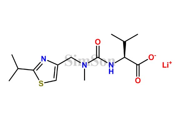 lithium(S)-2-(3-((2-isopropylthiazol-4-yl)methyl)-3-methylureido)-3-methylbutanoate