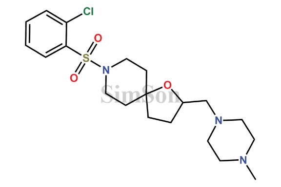 8-((2-Chlorophenyl)sulfonyl)-2-((4-methyl-1-piperazinyl)methyl)-1-oxa-8-azaspiro(4.5)decane