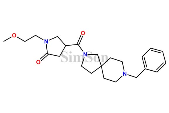 1-(2-Methoxyethyl)-4-((8-(phenylmethyl)-2,8-diazaspiro(4.5)dec-2-yl)carbonyl)-2-pyrrolidinone