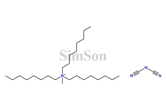 1-Octanaminium,N-methyl-N,N-dioctyl-,salt with N-cyanocyanamide