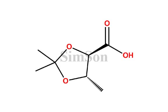 1,3-Dioxolane-4-carboxylicacid,2,2,5-trimethyl-,(4R-trans)-(9CI)