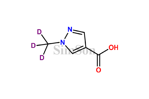 1H-Pyrazole-4-carboxylic acid,1-(methyl D3)