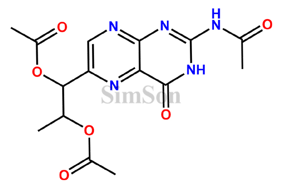 1-(2-Acetamido-4-oxo-3,4-dihydropteridin-6yl) propane-1,2-diyl diacetate