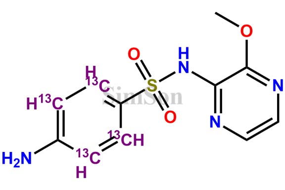 Sulfamethoxypyrazine 13C6