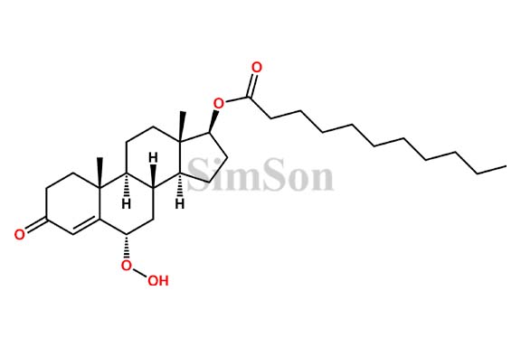 6alpha-Hydroperoxy testosterone undecanoate