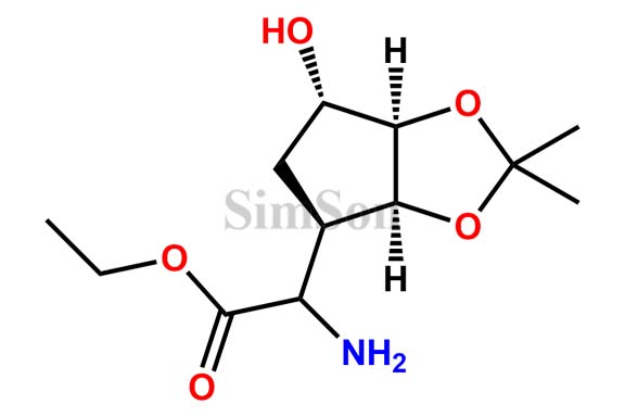 Ethyl2-((3aS,4R,6S,6aR)-6-hydroxy-2,2-dimethyltetrahydro-4H-cyclopenta[d][1,3]dioxol-4-yl)glycinate