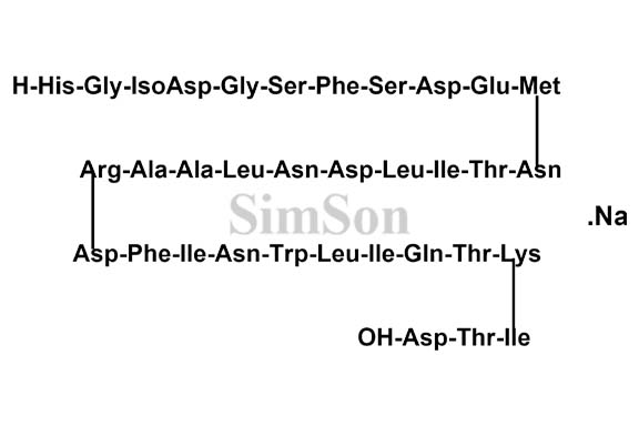 Teduglutide Iso-Asp3 Impurity Sodium salt