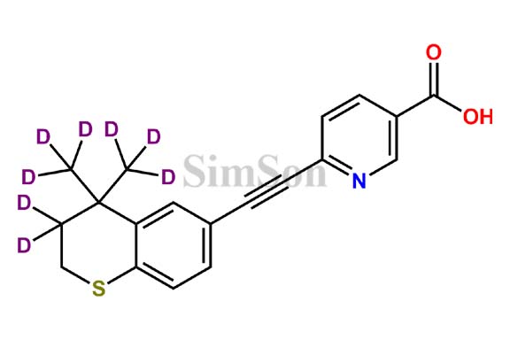 Tazarotenic Acid-d8