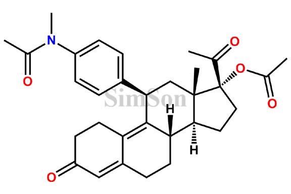 N-Desmethyl N-Acetyl Ulipristal Acetate