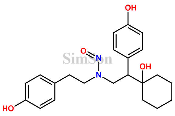 N-(2-(1-Hydroxycyclohexyl)-2-(4-hydroxyphenyl)ethyl)-N-(4-hydroxyphenethyl)nitrous amide
