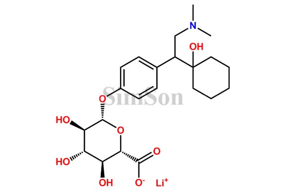O-Desmethyl Venlafaxine Glucuronide Lithium Salt (Mixture of Diastereomers