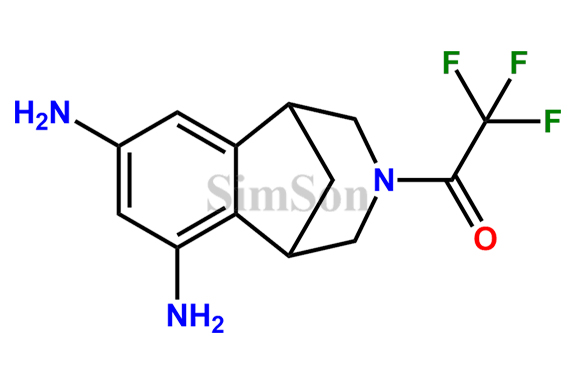 1-(6,8-diamino-1,2,4,5-tetrahydro-3H-1,5-methanobenzo[d]azepin-3-yl)-2,2,2-trifluoroethan-1-one