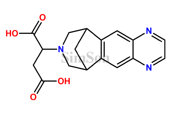 2-(6,7,9,10-tetrahydro-8H-6,10-methanoazepino[4,5- g]quinoxalin-8-yl) butanedioic acid