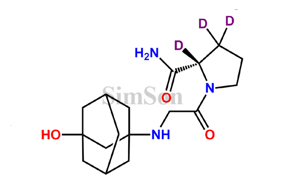Vildagliptin Amide D3
