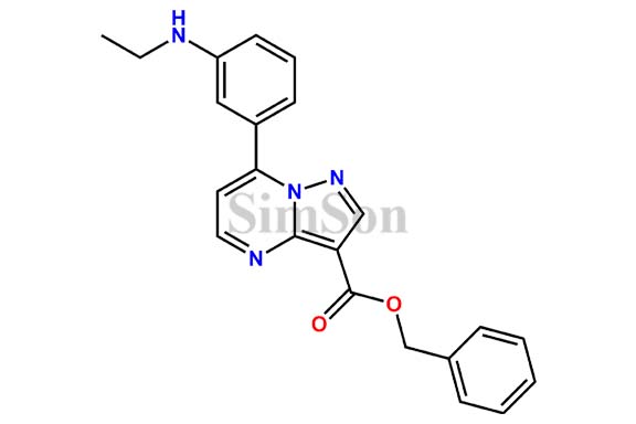 Benzyl7-[3-(ethylamino)phenyl]pyrazolo[1,5-a]pyrimidin-3-carboxylate
